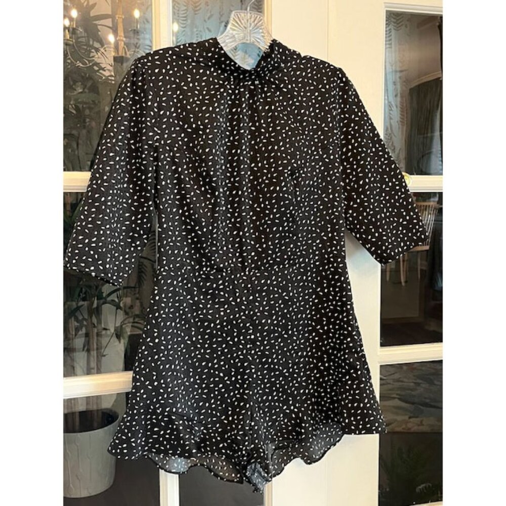 NWT Urban Outfitters Mock Neck Romper Size M